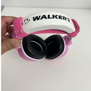 Walkers Jr Baby Kids Hearing Protection Earmuffs Pink Noise Reduction Headphones